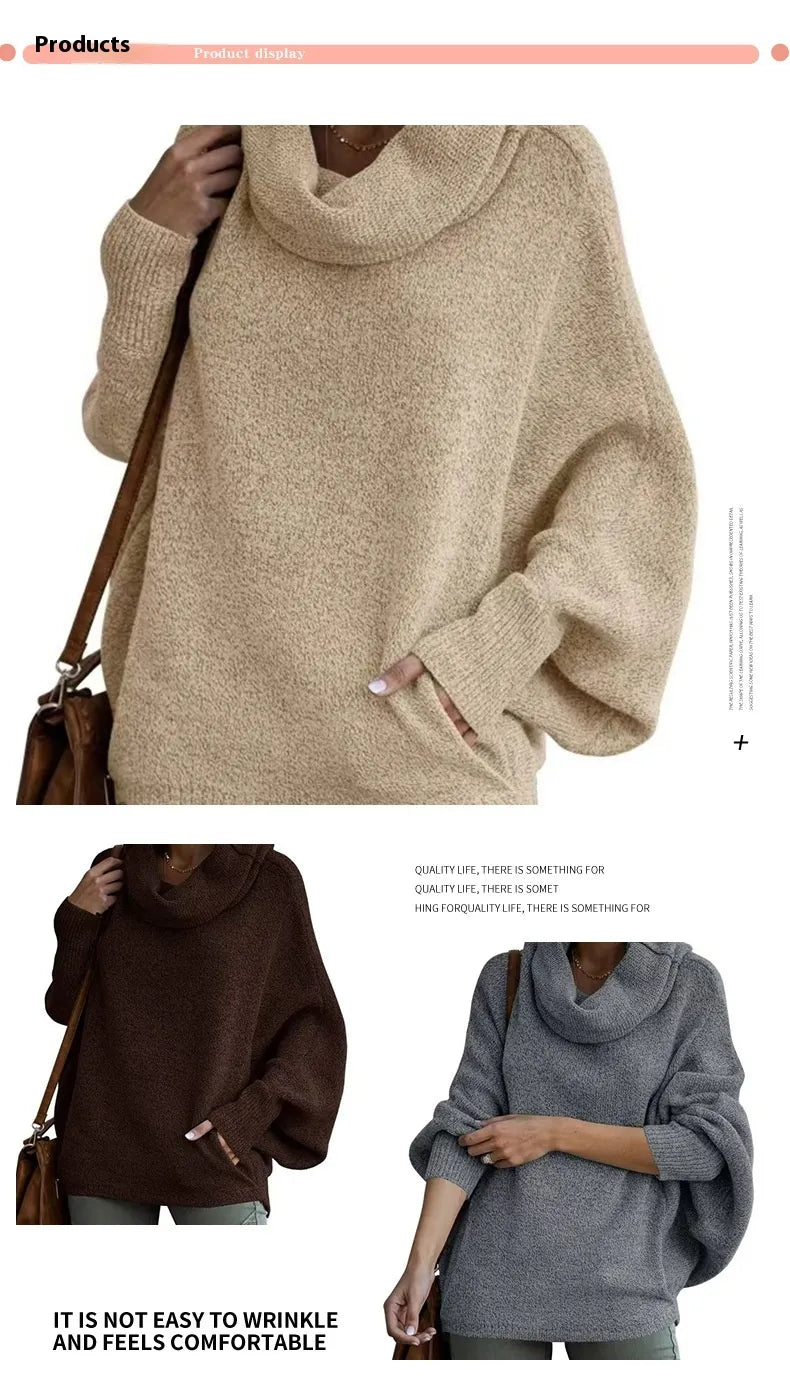 Lantern Loose Long Sleeve Casual Sweater